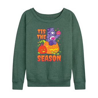 Women's Care Bears Halloween Tis The Season French Terry Long Sleeve Tee