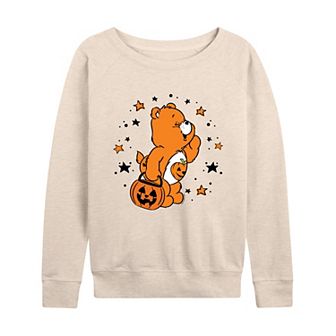 Women's Care Bears Halloween Trick or Sweet French Terry Long Sleeve Tee