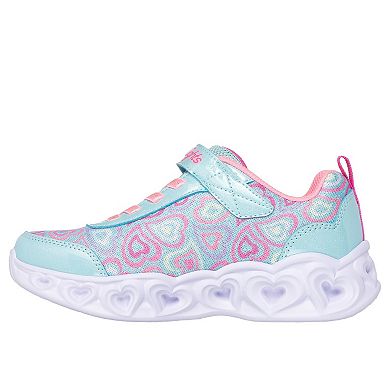 Skechers Heart Lights Boogie Love Girls' Light Up Sneakers