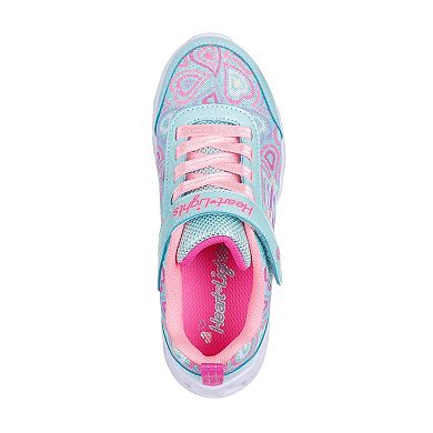 Skechers Heart Lights Boogie Love Girls' Light Up Sneakers