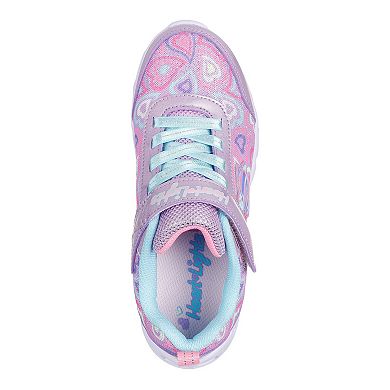 Skechers Heart Lights Boogie Love Girls' Light Up Sneakers