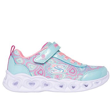 Skechers Heart Lights Boogie Love Girls' Light Up Sneakers