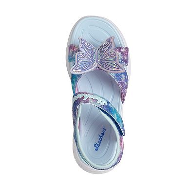 Skechers Jumpsters Butterfly Brites Girls' Light-Up Sandals