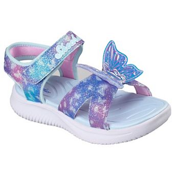Skechers Jumpsters Butterfly Brites Girls' Light-Up Sandals
