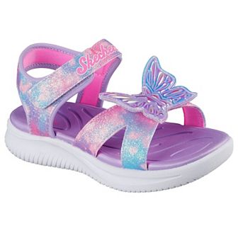 Skechers Jumpsters Butterfly Brites Girls' Light-Up Sandals
