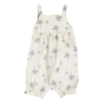 Baby Girl Carter's Palm Tree Tank Romper