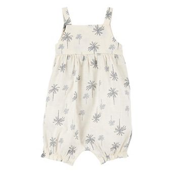 Baby Girl Carter's Palm Tree Tank Romper