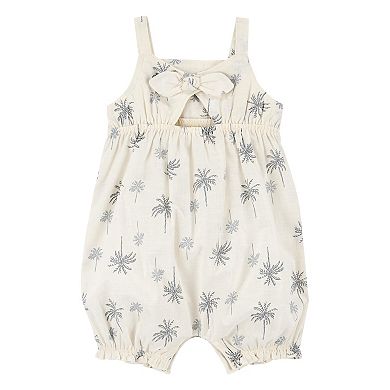 Baby Girl Carter's Palm Tree Tank Romper