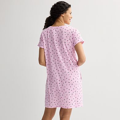 Women's Croft & Barrow® Pointelle Sleepshirt