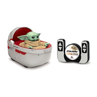 Jam'n Products Star Wars The Mandalorian 9" Radio Controlled Grogu & Hover Pram Toy