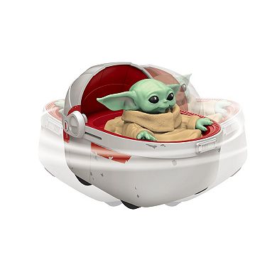 Jam'n Products Star Wars The Mandalorian 9" Radio Controlled Grogu & Hover Pram Toy