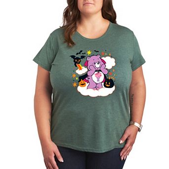 Plus Size Care Bears Halloween Graphic Tee