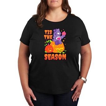 Plus Size Care Bears Halloween Tis The Season Graphic Tee