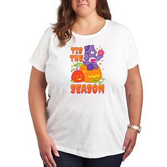 Plus Size Care Bears Halloween Tis The Season Graphic Tee