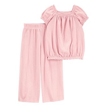 Toddler Girl Carter's 2 pc Top & Pull-On Pant Set