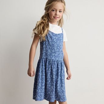 Girls 4-8 Carter's 2 pc Tee & Floral Dress Set