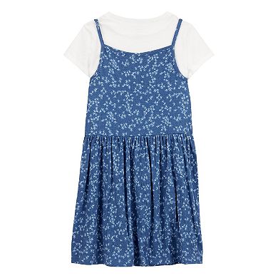 Girls 4-8 Carter's 2-Piece Tee & Floral Dress Set