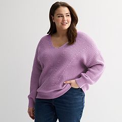 Purple sweaters kohls hotsell