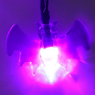 Indoor/Outdoor Purple Bat String Lights