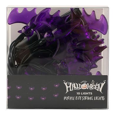 Indoor/Outdoor Purple Bat String Lights