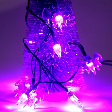 Indoor/Outdoor Purple Bat String Lights