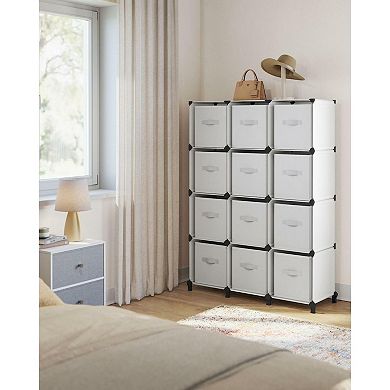 Collapsible Cube Storage Organizer With Storage Boxes, Customizable Shape