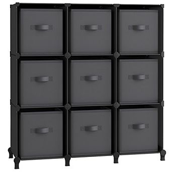 Collapsible Cube Storage Organizer With Storage Boxes, Customizable Shape