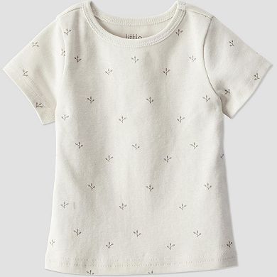 Baby Little Planet by Carter's 2-Piece Organic Cotton Top & Bubble Romper Set