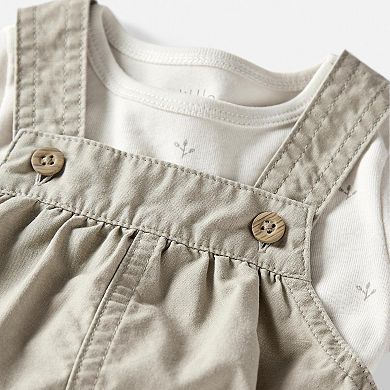 Baby Little Planet by Carter's 2-Piece Organic Cotton Top & Bubble Romper Set