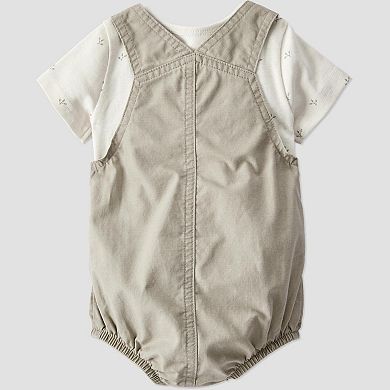 Baby Little Planet by Carter's 2-Piece Organic Cotton Top & Bubble Romper Set
