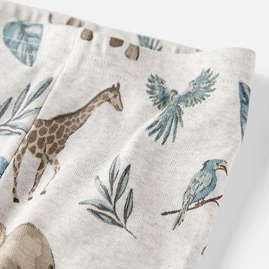 Baby Boy Little Planet by Carter's 2-Piece Organic Cotton Safari-Print Pajama Set