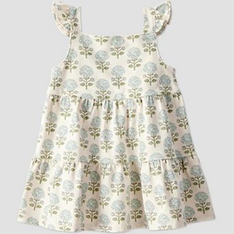 Baby Girl Little Planet by Carter's Organic Cotton Floral Print Dress