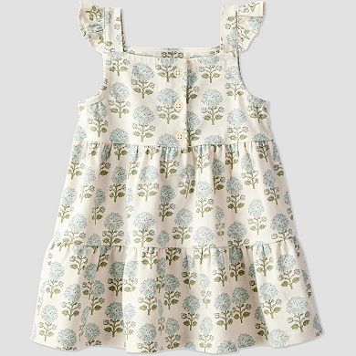 Baby Girl Little Planet by Carter's Organic Cotton Floral Print Dress