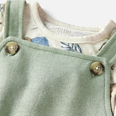 Baby Little Planet by Carter's 2-Piece Organic Cotton Shortall Set