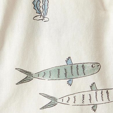 Baby Boy Little Planet by Carter's 2-Piece Organic Cotton Fish Print Top & Pants Set