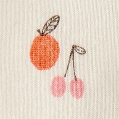 Toddler Girl Little Planet by Carter's 2-Piece Organic Cotton Fruit Print Pajama Set