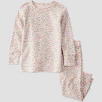 Baby Girl Little Planet by Carter's 2 pc Organic Cotton Floral-Print Pajama Set
