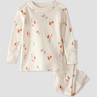 Baby Girl Little Planet by Carter's 2 pc Organic Cotton Fruit Print Pajama Set