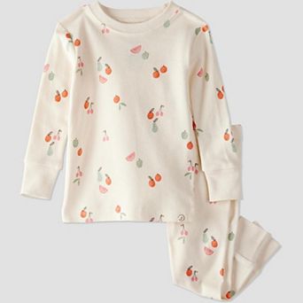 Baby Girl Little Planet by Carter's 2 pc Organic Cotton Fruit Print Pajama Set