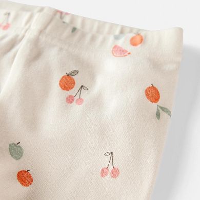 Baby Girl Little Planet by Carter's 2-Piece Organic Cotton Fruit Print Pajama Set