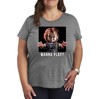 Plus Size Chucky Play Graphic Tee