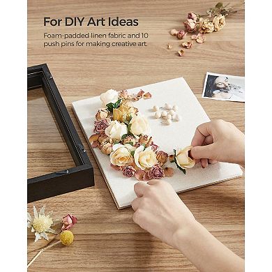 Shadow Box Frame, 8x10 Black Box Frame Display Case