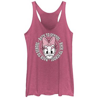 Disney's Daisy Duck Back To School Juniors' Racerback Tank Top