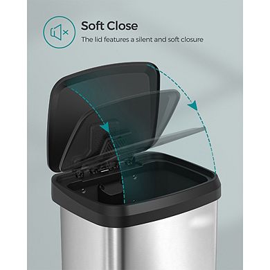 18-gallon Stainless Steel Trash Can