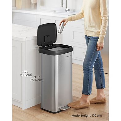 18-gallon Stainless Steel Trash Can