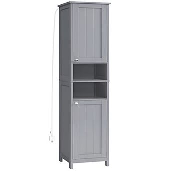 Tall Bathroom Cabinet With Lights