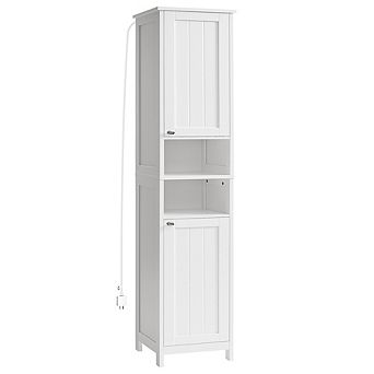 Tall Bathroom Cabinet With Lights