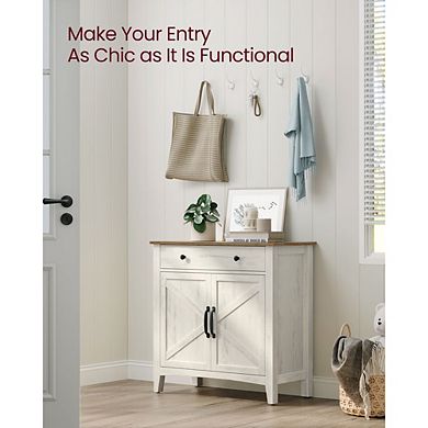 Classic Wooden Buffet Cabinet with Pull-Out Drawer - Dining Room Storage Solution