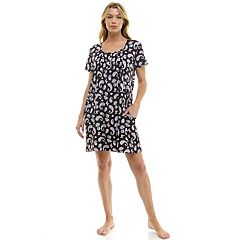 Womens Black Sleep Shirts Sleepwear Clothing Kohl s
