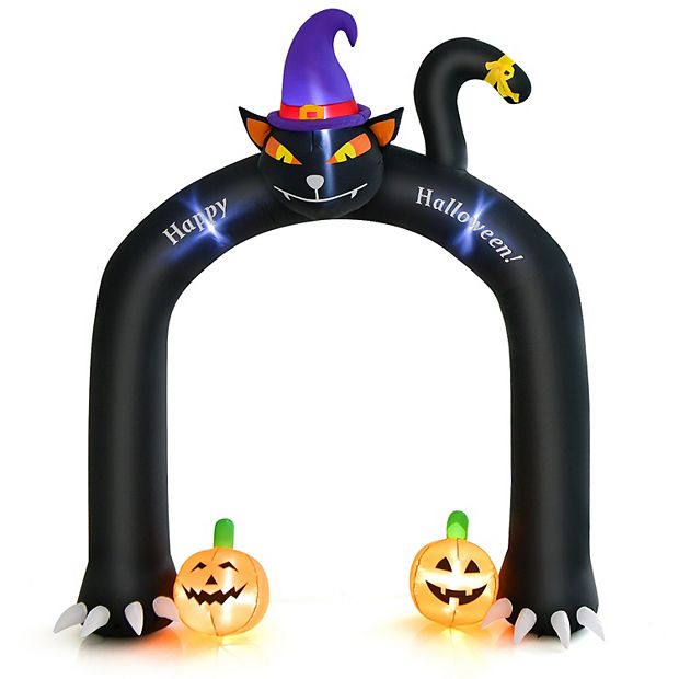 Large 11 hot FT Spooky Cat Archway